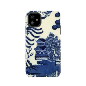 Antique Willow Ware Oriental Toile Tough Phone Case
