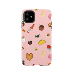 Antojitos Pink Tough Phone Case