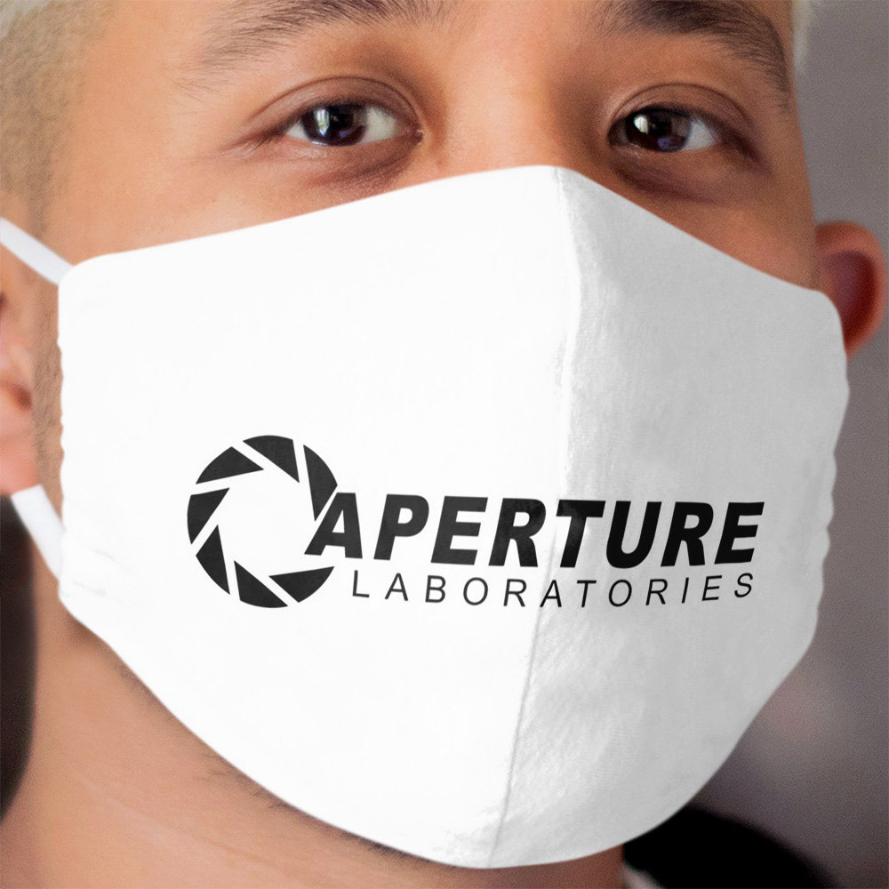 Aperture Laboratories logo Cloth Face Mask