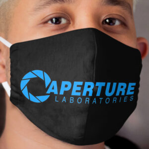 Aperture Science Portal Cloth Face Mask