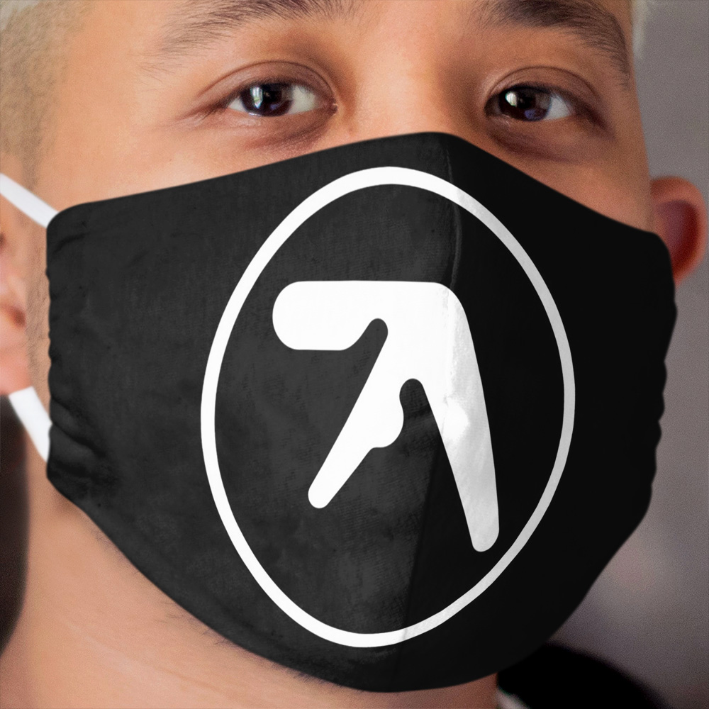 Aphex Twin Logo (WHITE version) Cloth Face Mask