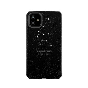 Aquarius Zodiac Constellation Tough Phone Case