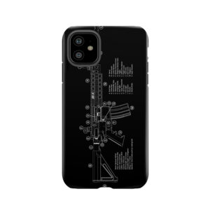 Ar-15 Technical Information Tough Phone Case
