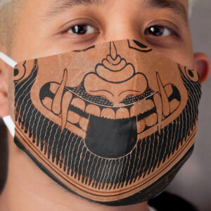 Archenerd: A signed attic Goroneion: Ergotimos feat Kleitias (All-face design) Cloth Face Mask