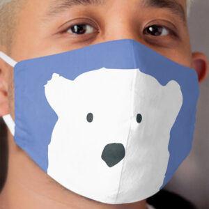 Arctic polar bear Cloth Face Mask