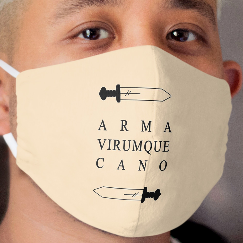 ARMA VIRUMQUE CANO Cloth Face Mask