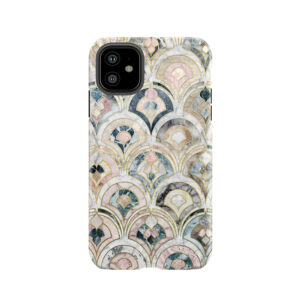 Art Deco Marble Tiles In Soft Pastels Tough Phone Case