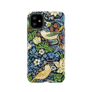 Art Nouveau Bird And Flower Tapestry Tough Phone Case