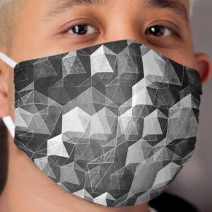 AS THE CURTAIN FALLS (MONOCHROME) Cloth Face Mask