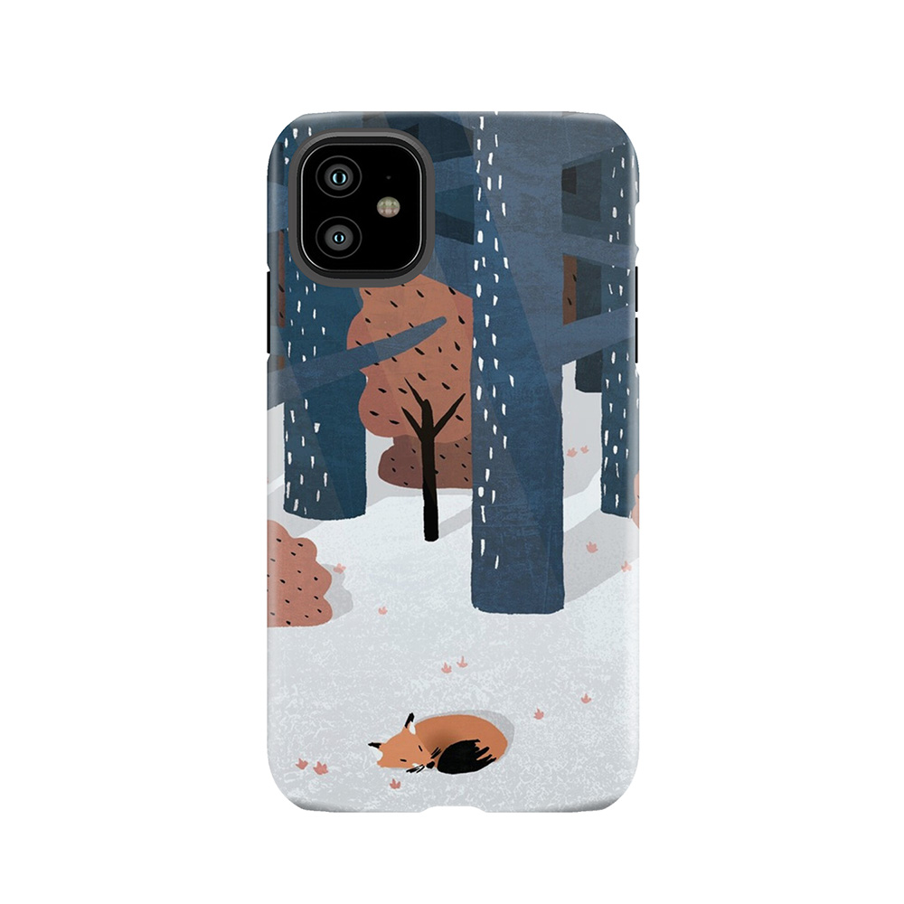 Asleep In The Woods Tough Phone Case