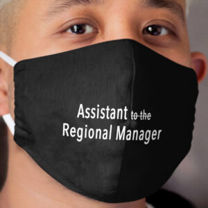 Assistant to the Regional Manager (Black) Cloth Face Mask