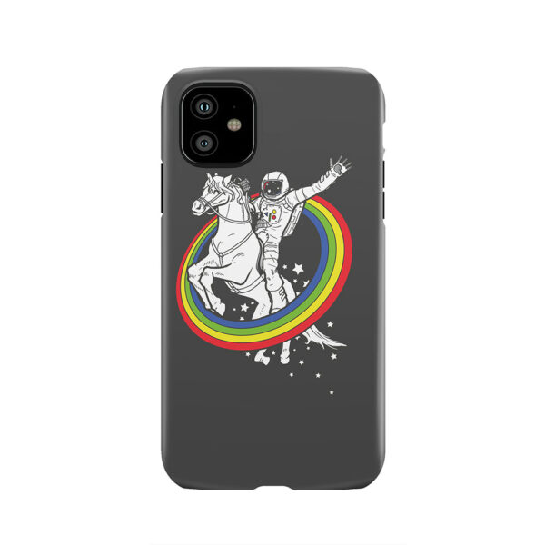 astronaut riding a unicorn Tough Phone Case