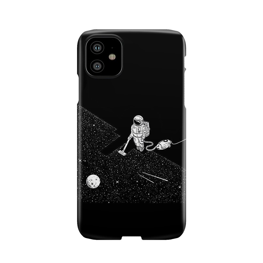 Astronaut Vacuuming The Stars Phone Case