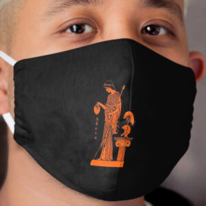 Athena Minerva red figure vase Cloth Face Mask