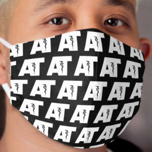 Athletic Training Pattern Black&White Cloth Face Mask