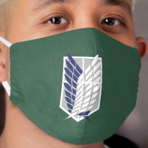 Attack on Titan: Wings Of Freedom Logo Cloth Face Mask