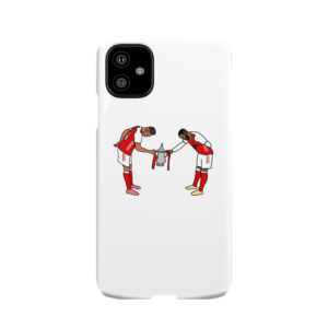 Aubameyang And Lacazette Celebrate Winning The Fa Cup Phone Case