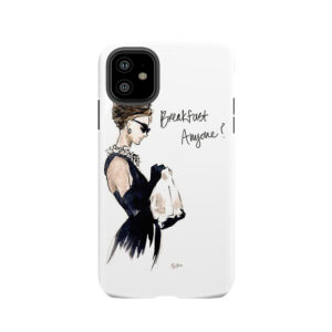 Audrey Hepburn Breakfast, Anyone? Tough Phone Case