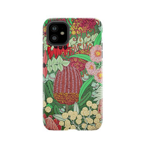 Australian Natives Botanical Pattern Tough Phone Case