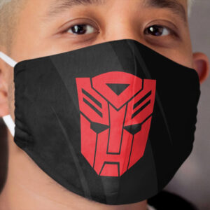 Autobots Cloth Face Mask Transformers Optimus Prime Autobot Cloth Face Mask