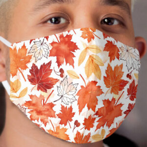 Autumn leaves and berries Cloth Face Mask
