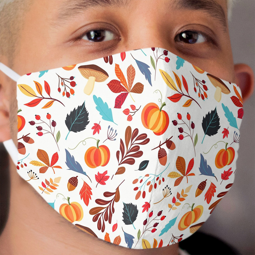 Autumn pattern Cloth Face Mask - Autumn pattern Face masks Cloth Face Mask