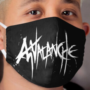 Avalanche (White Text) Cloth Face Mask