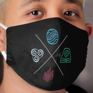 Avatar Element Symbols Cloth Face Mask