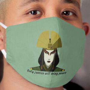 Avatar Kyoshi Justice Brings Peace Cloth Face Mask