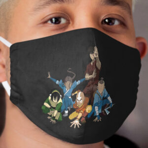 Avatar The Last Airbender Group Cloth Face Mask