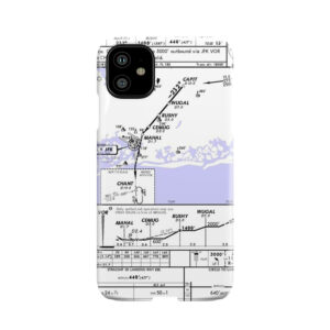 Aviation Chart Kjfk - New York Phone Case