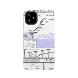 Aviation Chart Kjfk - New York Tough Phone Case