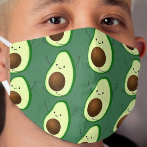 Avocado Cloth Face Mask 3