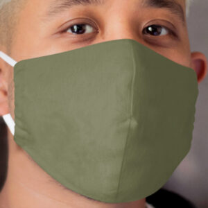 Avocado Olive Green Cloth Face Mask