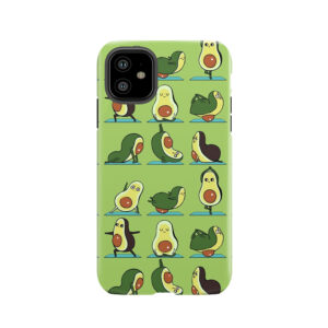 Avocado Yoga Tough Phone Case