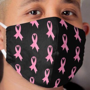 Awareness Pink Ribbon Cloth Face Mask