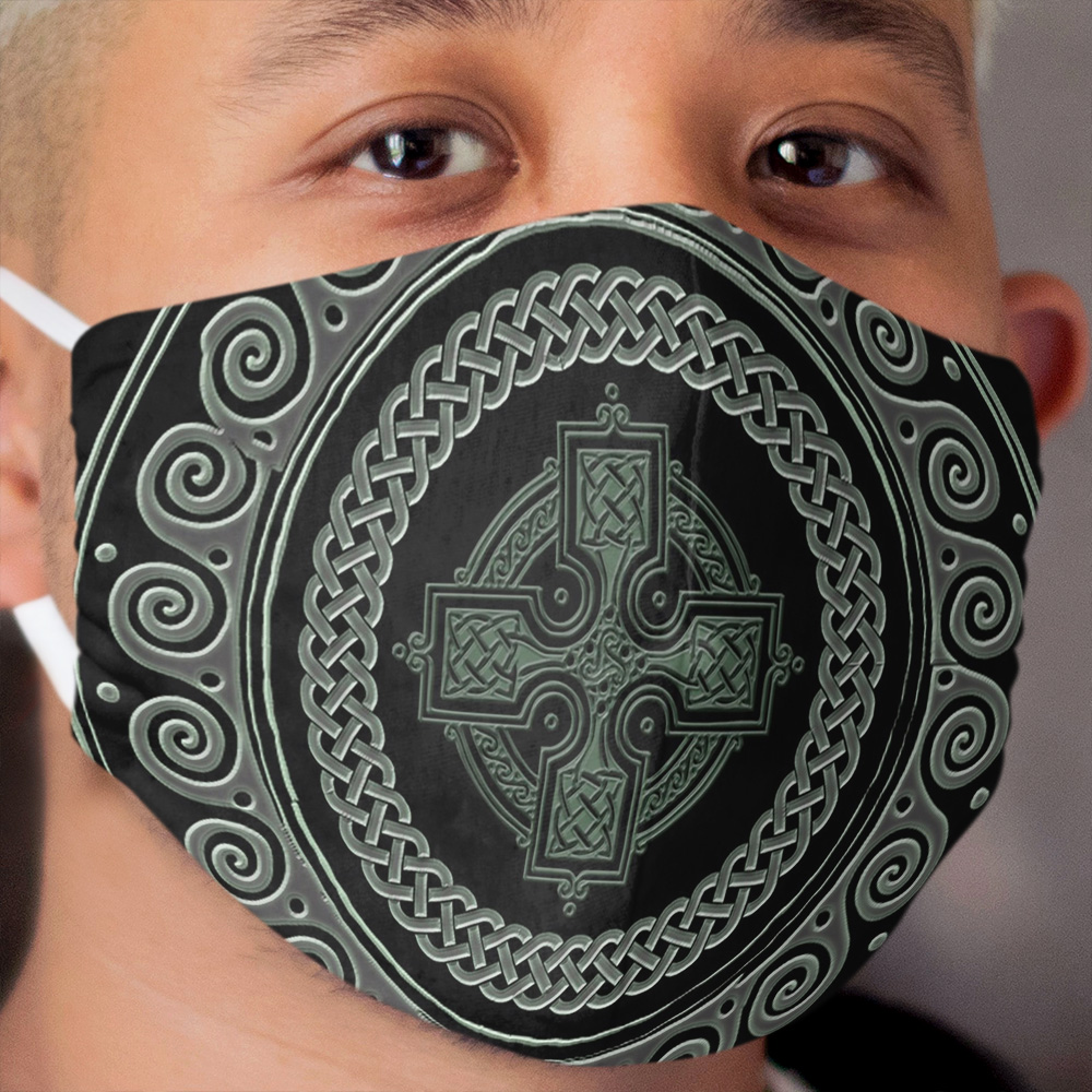 Awesome Celtic Cross Cloth Face Mask