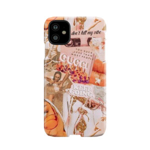 Baby Pink It-Girl Retro Collage Phone Case