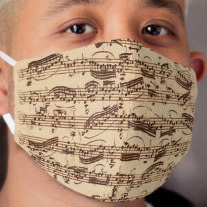 Bach Violin Sonata Cloth Face Mask