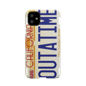 Back To The Future License Plate Phone Case