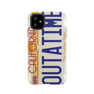 Back To The Future License Plate Tough Phone Case