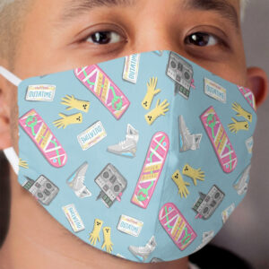 Back to the Future Cloth Face Mask