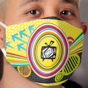 Backside of the TV Cloth Face Mask