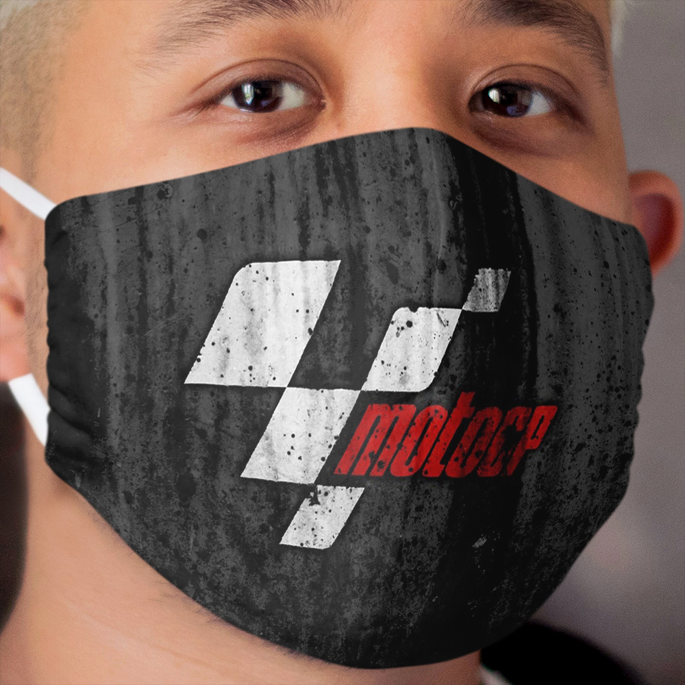 balapanliar motogp moto gp grunge black Cloth Face Mask