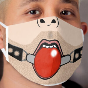 Ball Gag Cloth Face Mask Funny Gay BDSM Fetish Cloth Face Mask