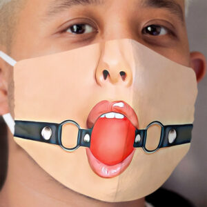 Ball Gag Cloth Face Mask