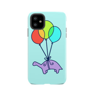 Balloon Dinosaur Tough Phone Case