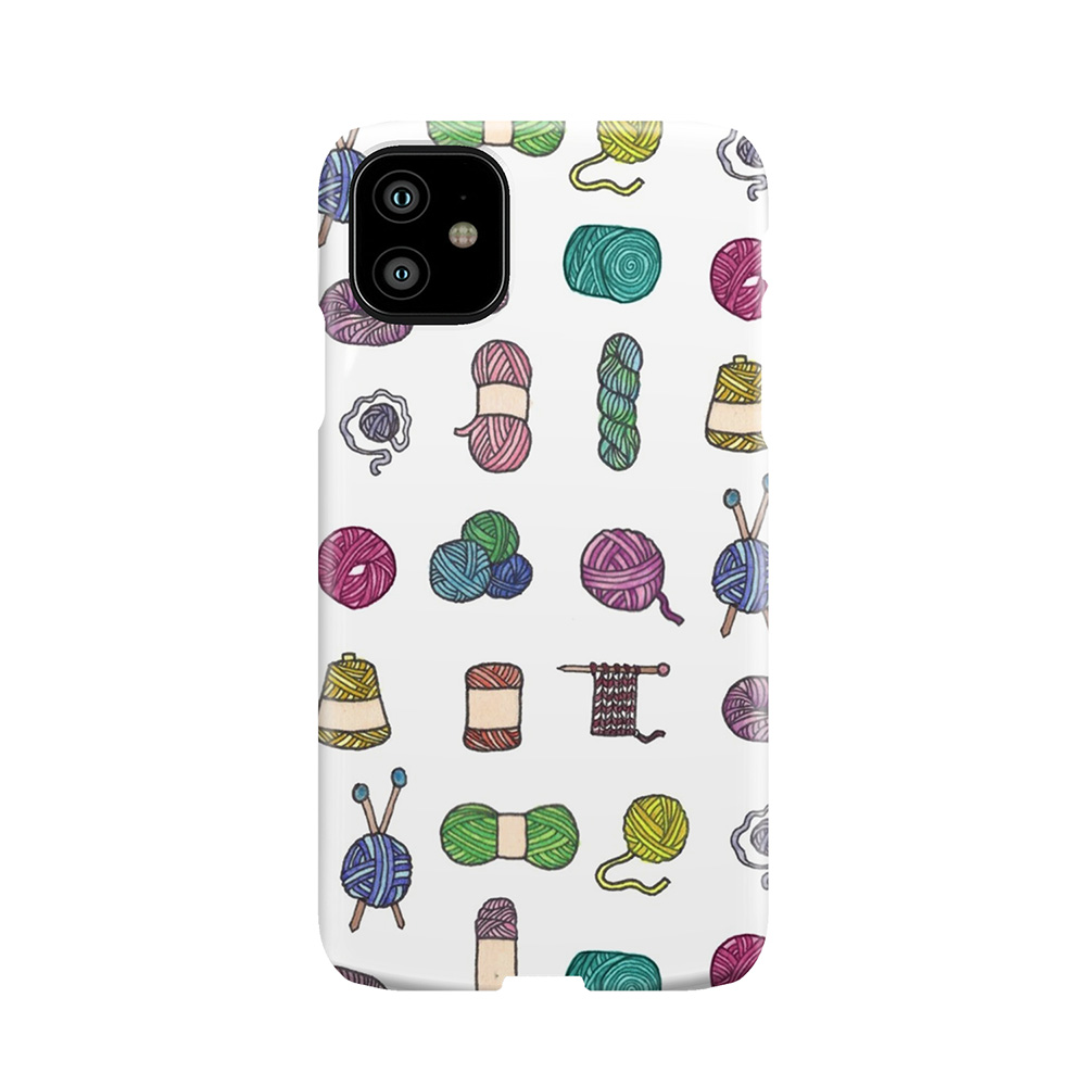Balls Of Yarn - Knitting Watercolor Phone Case