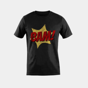 Bam! Funny Comic Books Sound Retro Pop Art T-Shirt