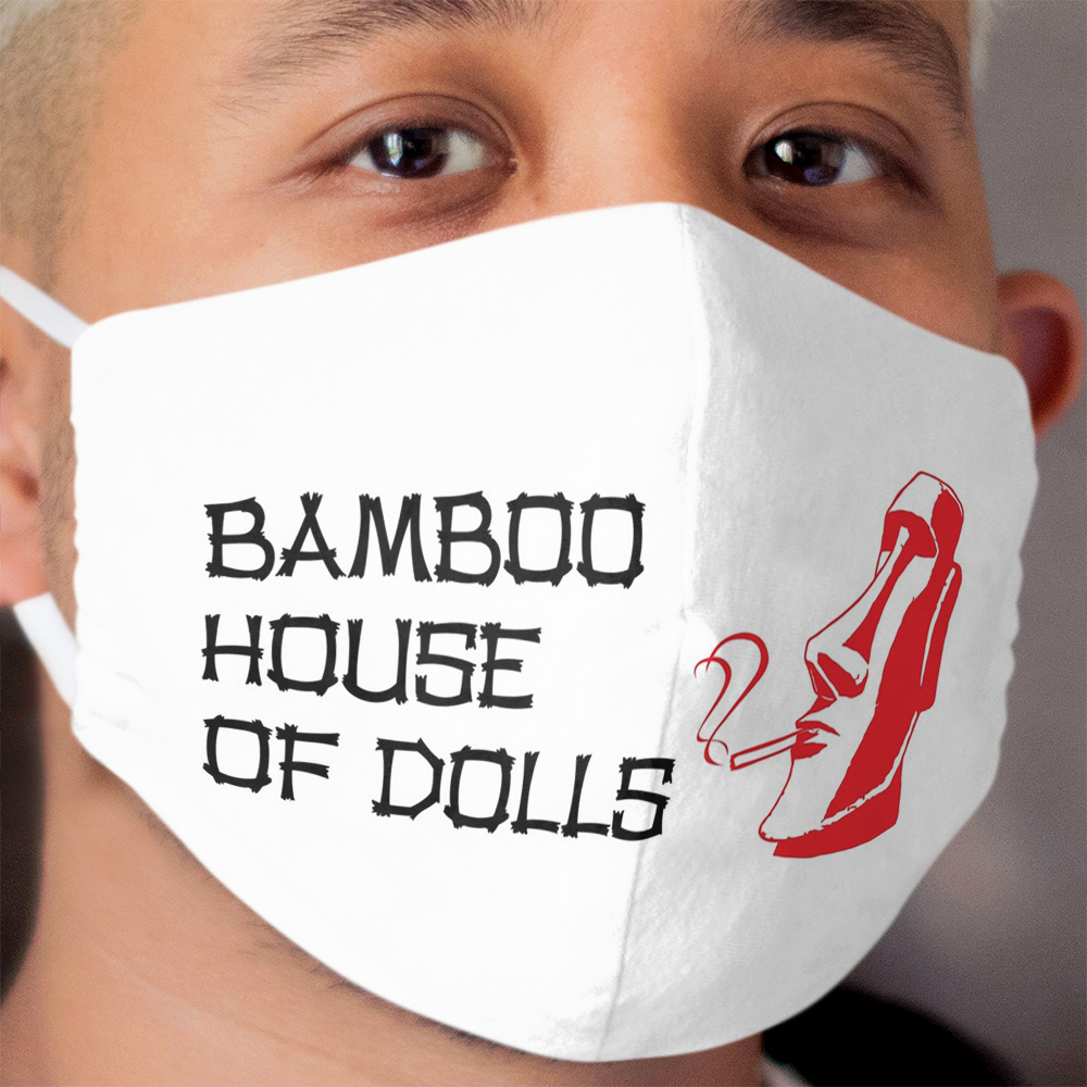 Bamboo House of Dolls - The Best Punk Tiki Bar in L.A. Cloth Face Mask